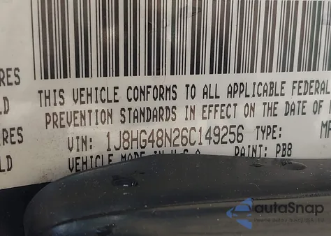 2006 Jeep Commander из США, поврежденный, VIN 1J8HG48N26C149256